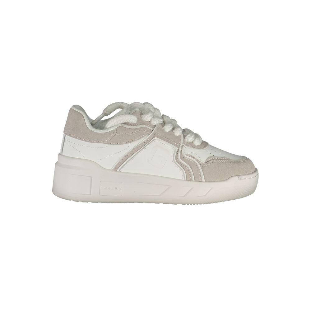 Bianco Polyurethane Women Sneaker