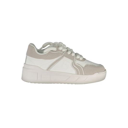 Bianco Polyurethane Women Sneaker