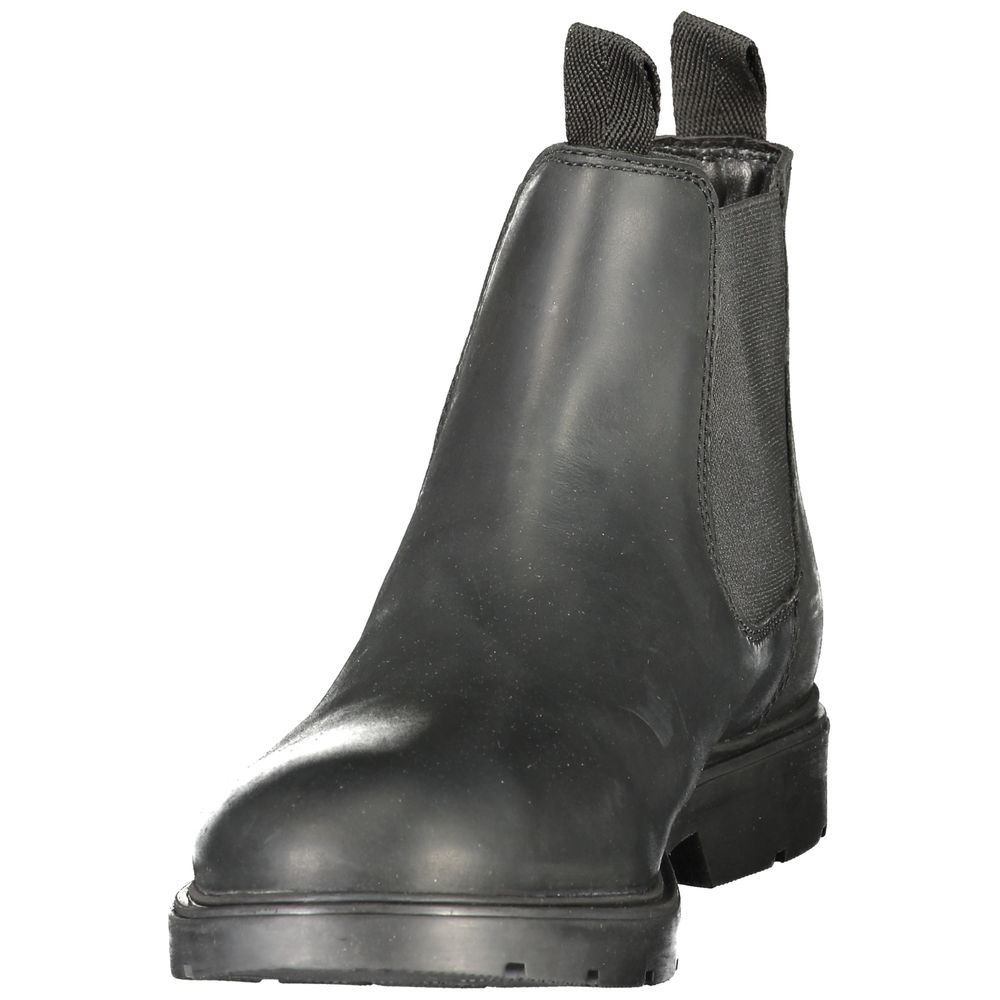 Nero Pelle Men Stivaletto