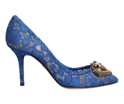 Blue Taormina Lace DEVOTION Pumps Shoes \