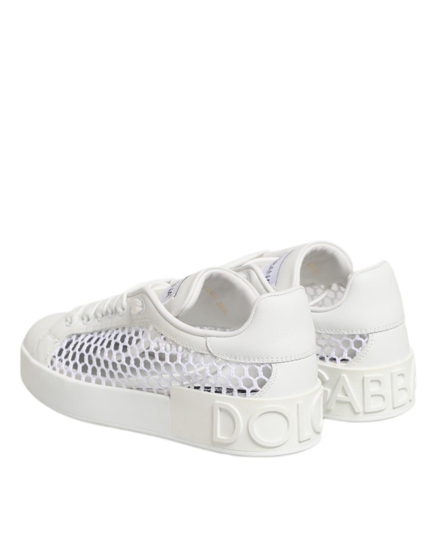 White Mesh Inserts Low Top Sneakers Shoes