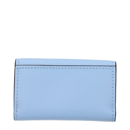 Light Blue Leather Wallet