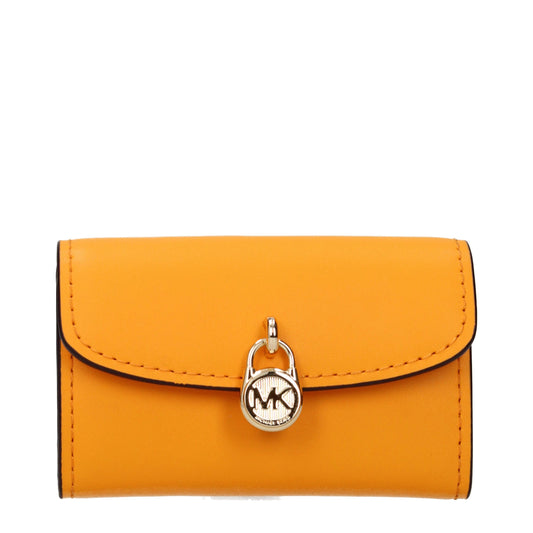 Orange Leather Wallet