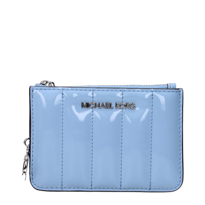 Light Blue Leather Wallet