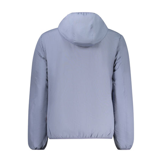 Blue Polyester Jackets & Coat