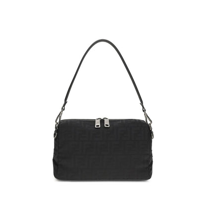 Black Nylon Shoulder Bag