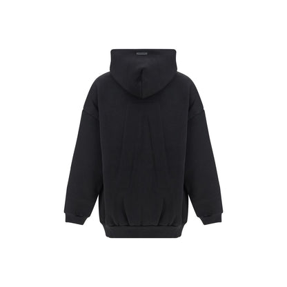 Black Cotton Sweatshirt