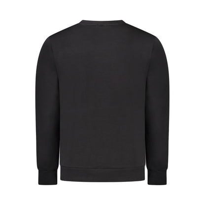 Black Cotton Men's Sweatshirt