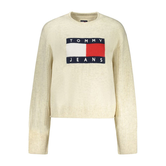 Beige Acrylic Women's Sweater
