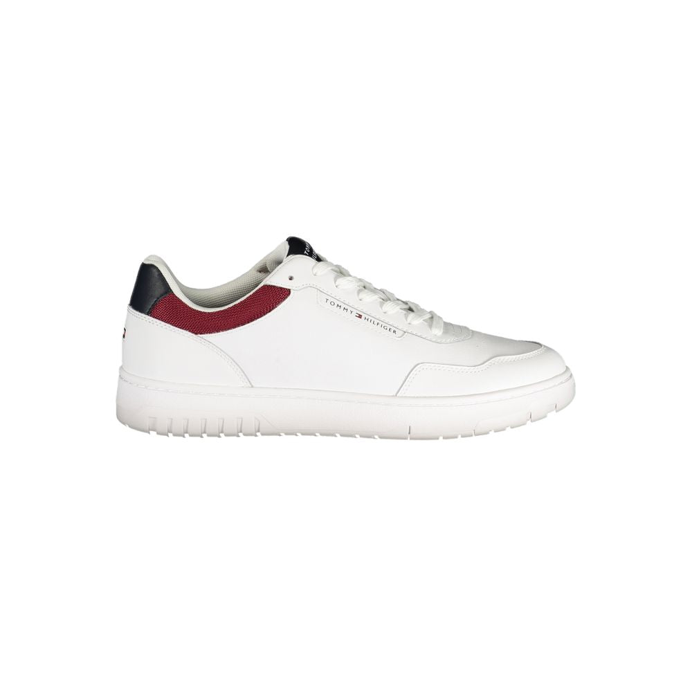 Bianco Polyurethane Men Sneaker