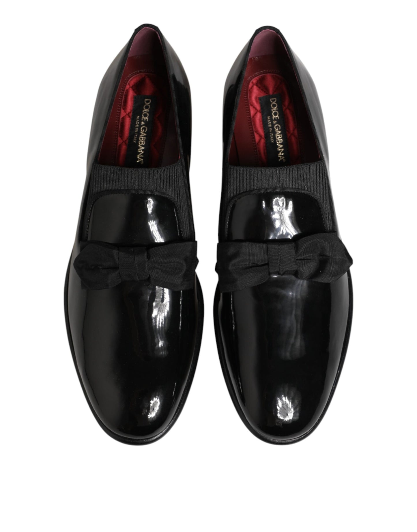 Black Leather Slip On Dress Men Loafers Shoes