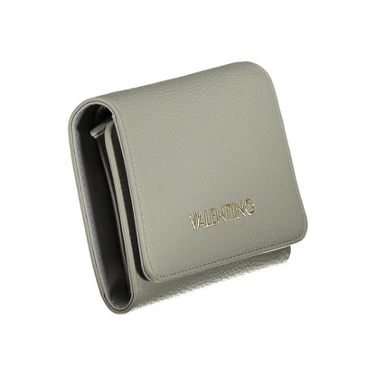 Grigio Polyurethane Women Wallet