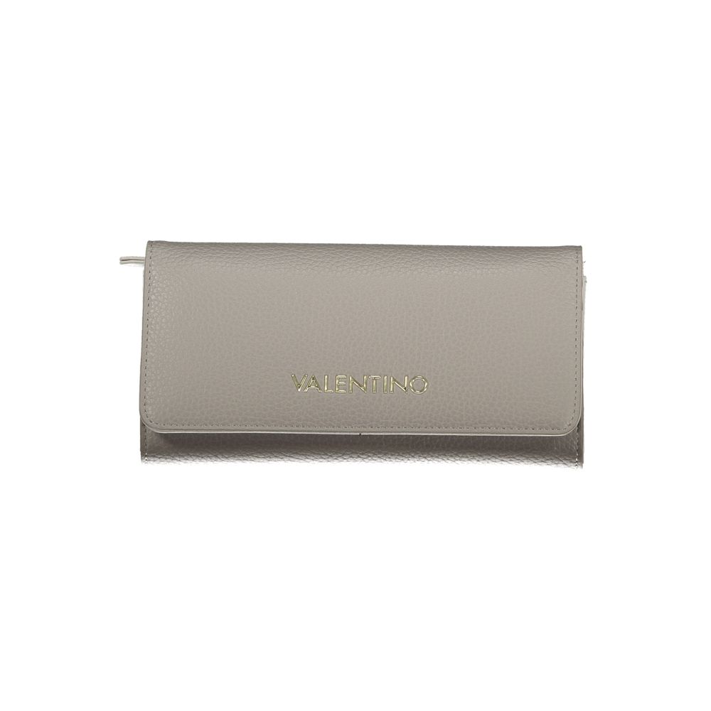 Grigio Polyurethane Women Wallet