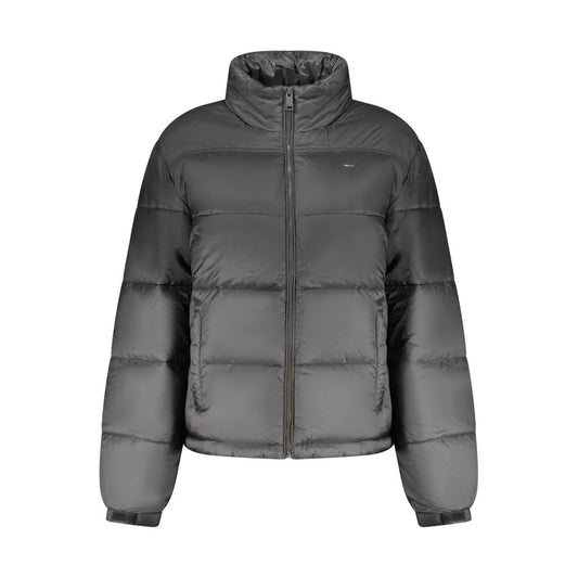 Black Polyester Women Jacket