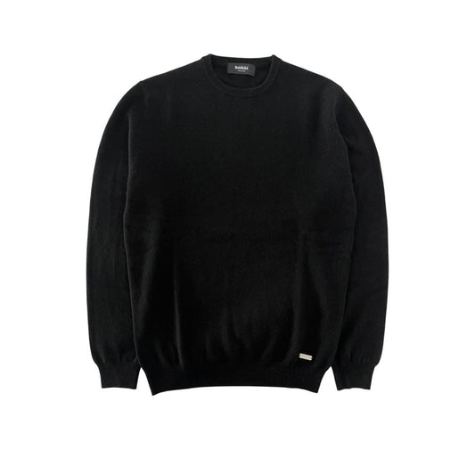 Black Cashmere Men Sweater