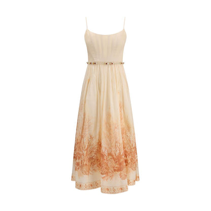 Multicolor Cotton Long Dress
