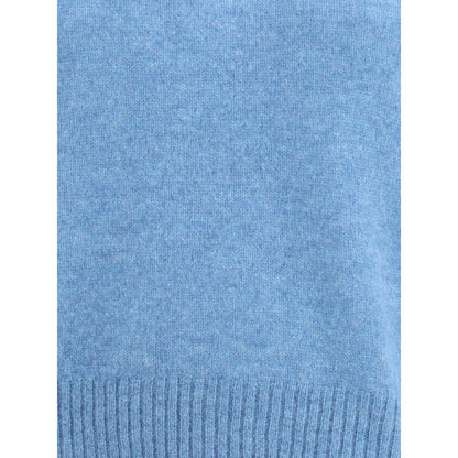 Blue Cashmere Sweatshirt