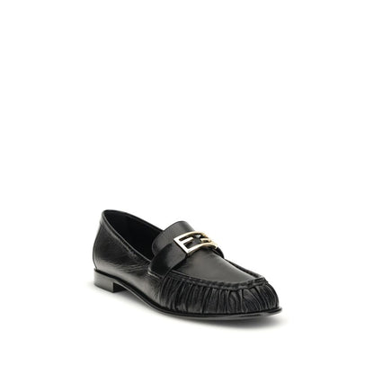 Black Calf Leather Bos Taurus Slip-On Loafers