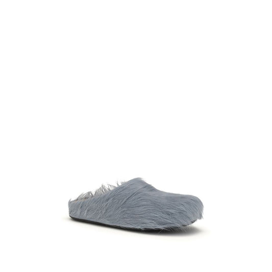 Blue Calf Leather Bos Taurus Mules