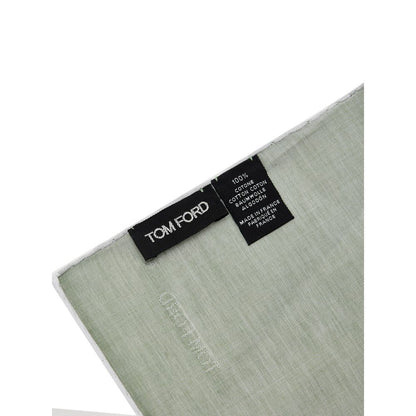 Green Cotton Pocket Square