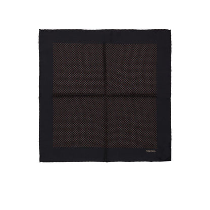 Black Silk Pocket Square