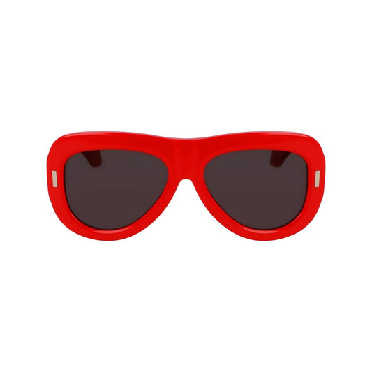 Red Acetate Sunglasses