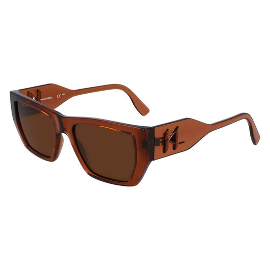 Brown Injected Sunglasses