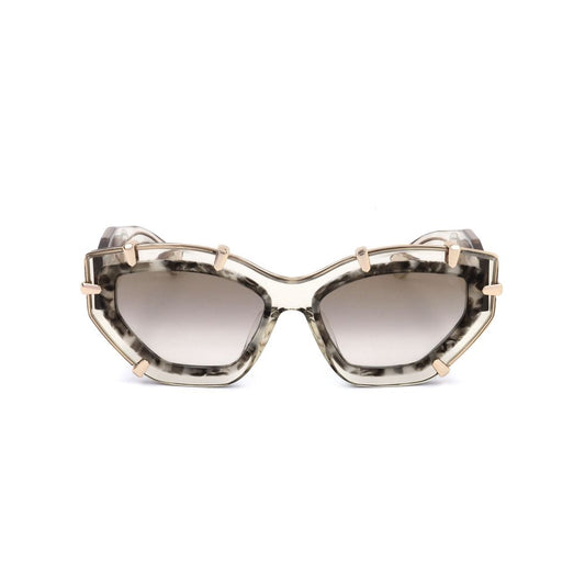 Beige Acetate Sunglasses