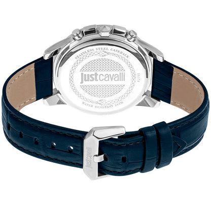 Black Leather Bracelet Watch