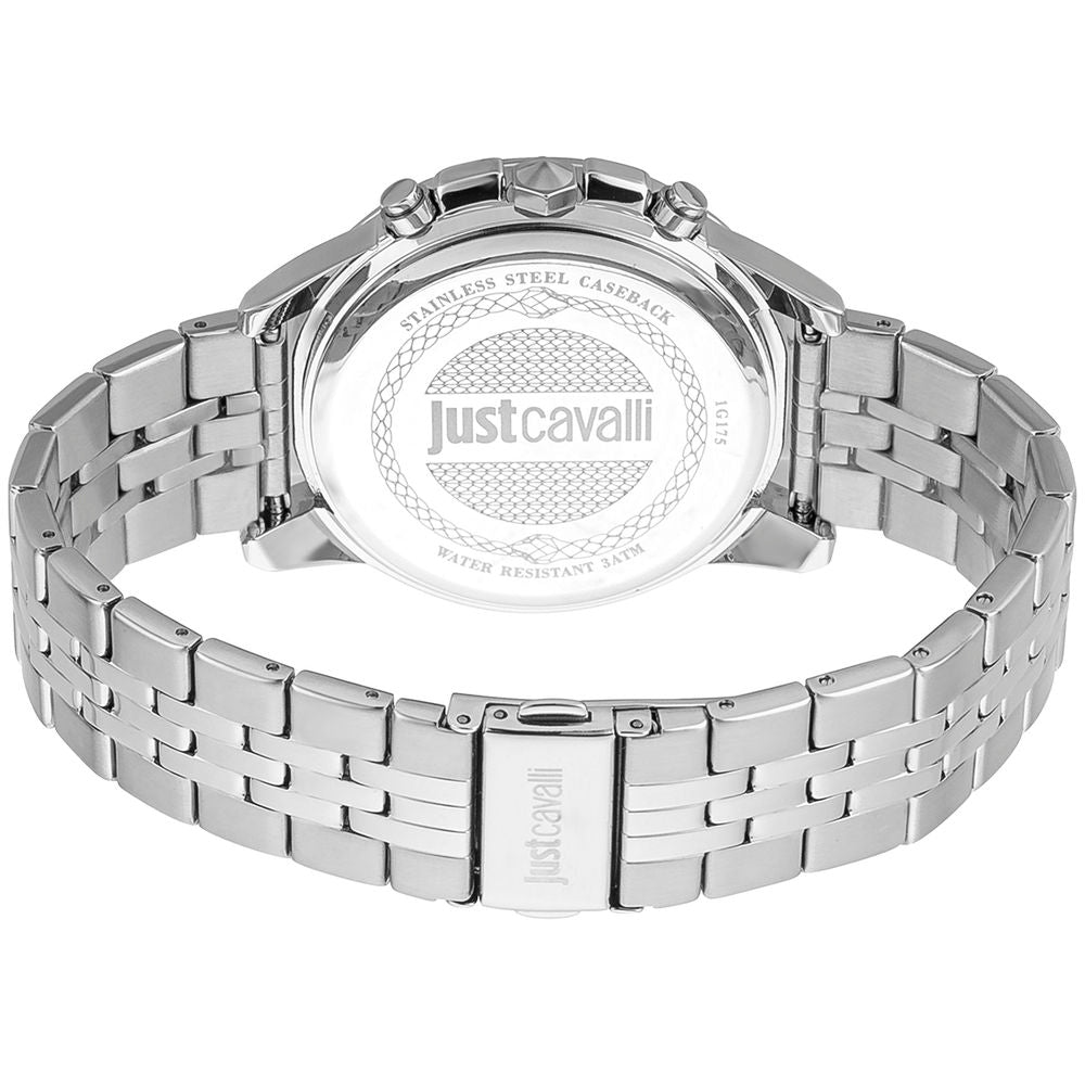 Gray Stainless Steel Dress Watch