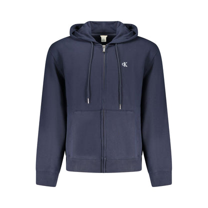 "Blu Cotton Men's Hooded Sweatshirt"