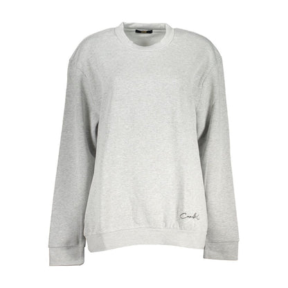 Grigio Polyester Women Sweatshirt