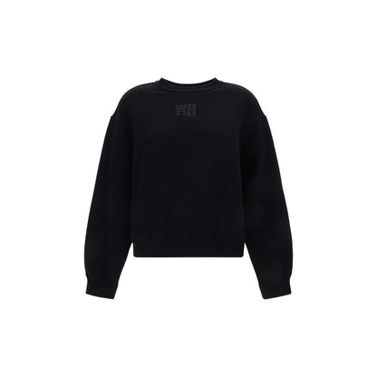 Black Cotton Sweatshirt