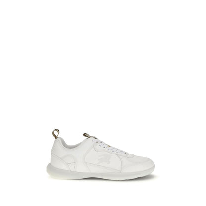 White Calf Leather Bos Taurus Athletic Sneakers