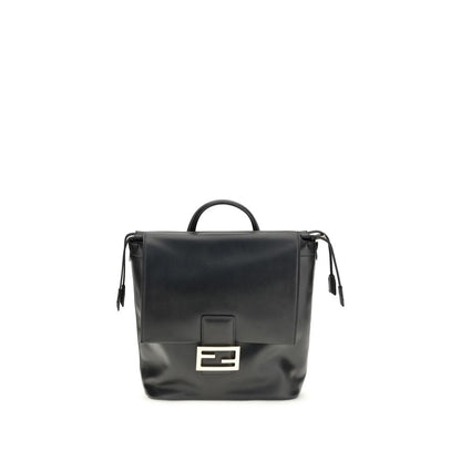 Black Calf Leather Bos Taurus Backpack
