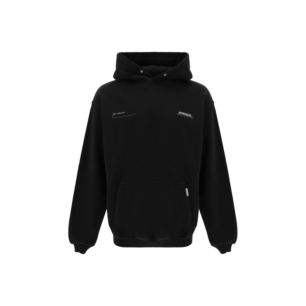 Black Cotton Sweatshirt