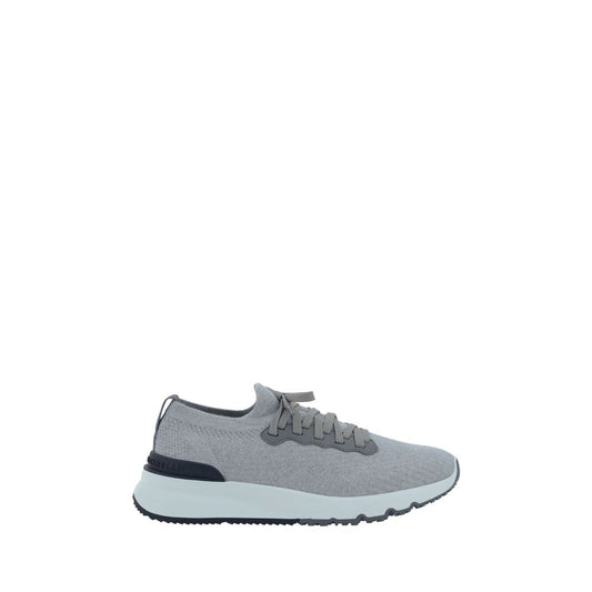 Gray Rubber Low Top Sneakers