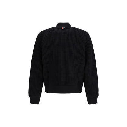 Black Wool Oves Aries Bomber