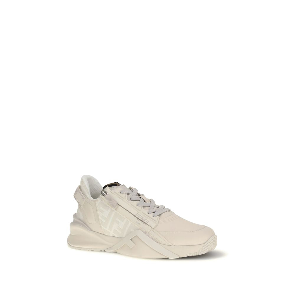 Cream Rubber Athletic Sneakers