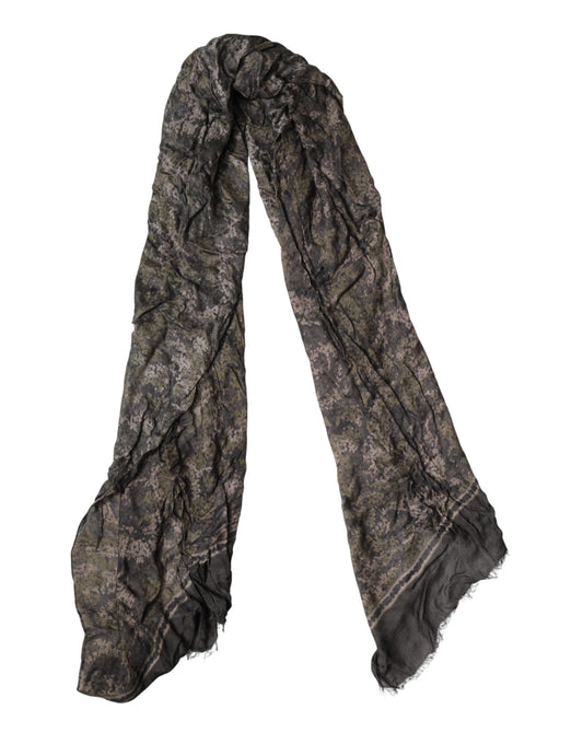 Brown Camouflage Modal Men Shawl Scarf