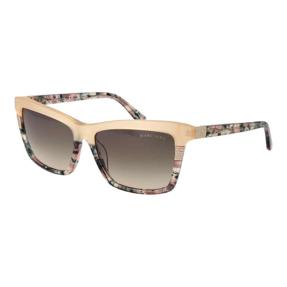 Beige Acetate Sunglasses
