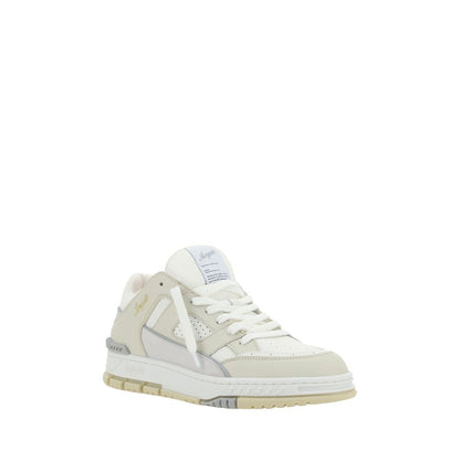 White Calf Leather Bos Taurus Low Top Sneakers