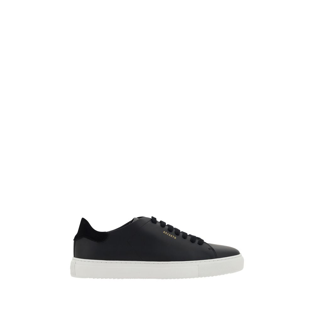 Black Calf Leather Bos Taurus Low Top Sneakers