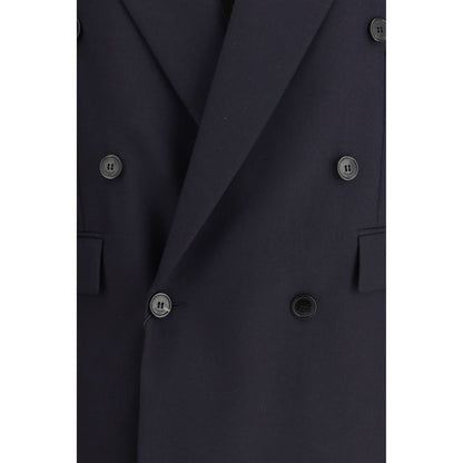Blue Wool Coat