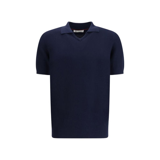 Blue Cotton Dress Shirt