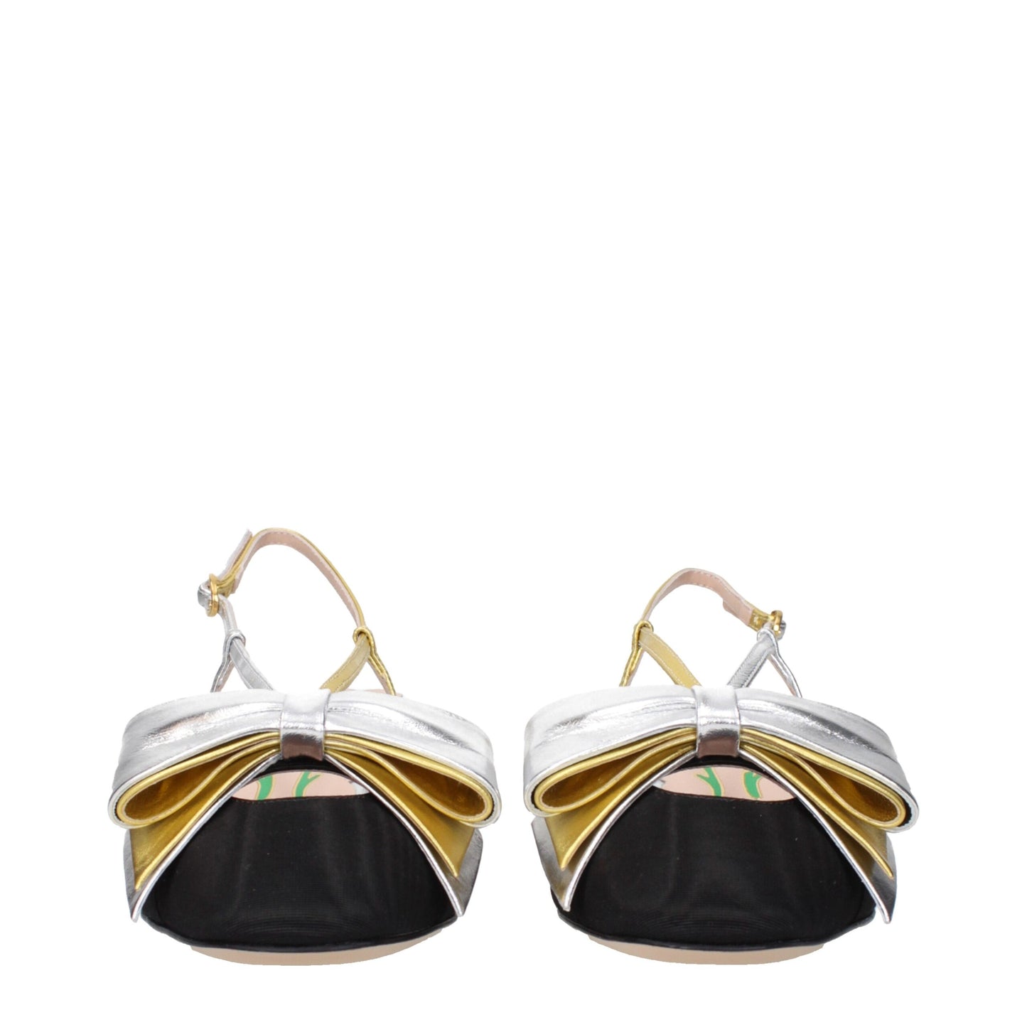 Black Fabric Mid Heel Pumps