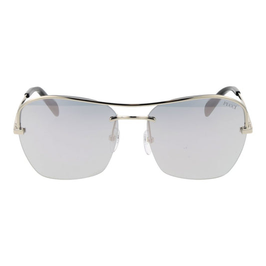 Silver Metal Sunglasses