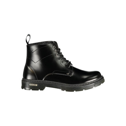 Nero Poliestere Men Ankle Boot
