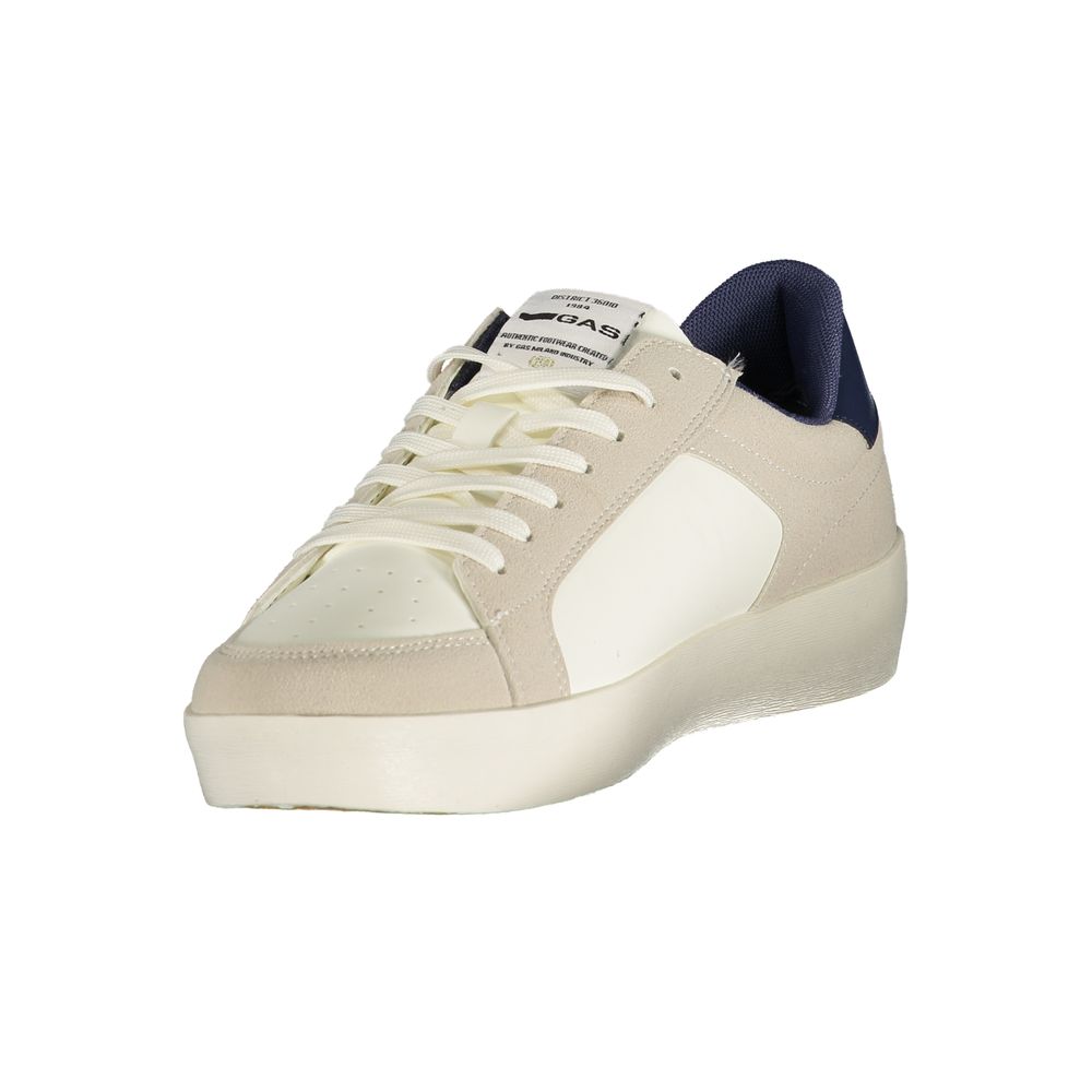 White Polyurethane Men's Sneaker