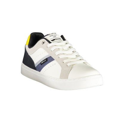 White Polyurethane Men's Sneaker